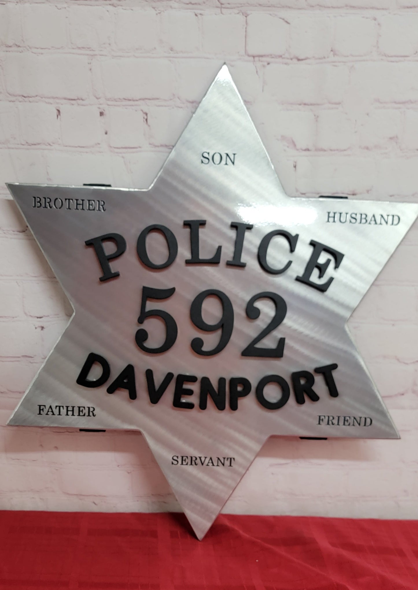 Davenport Vintage Police Star