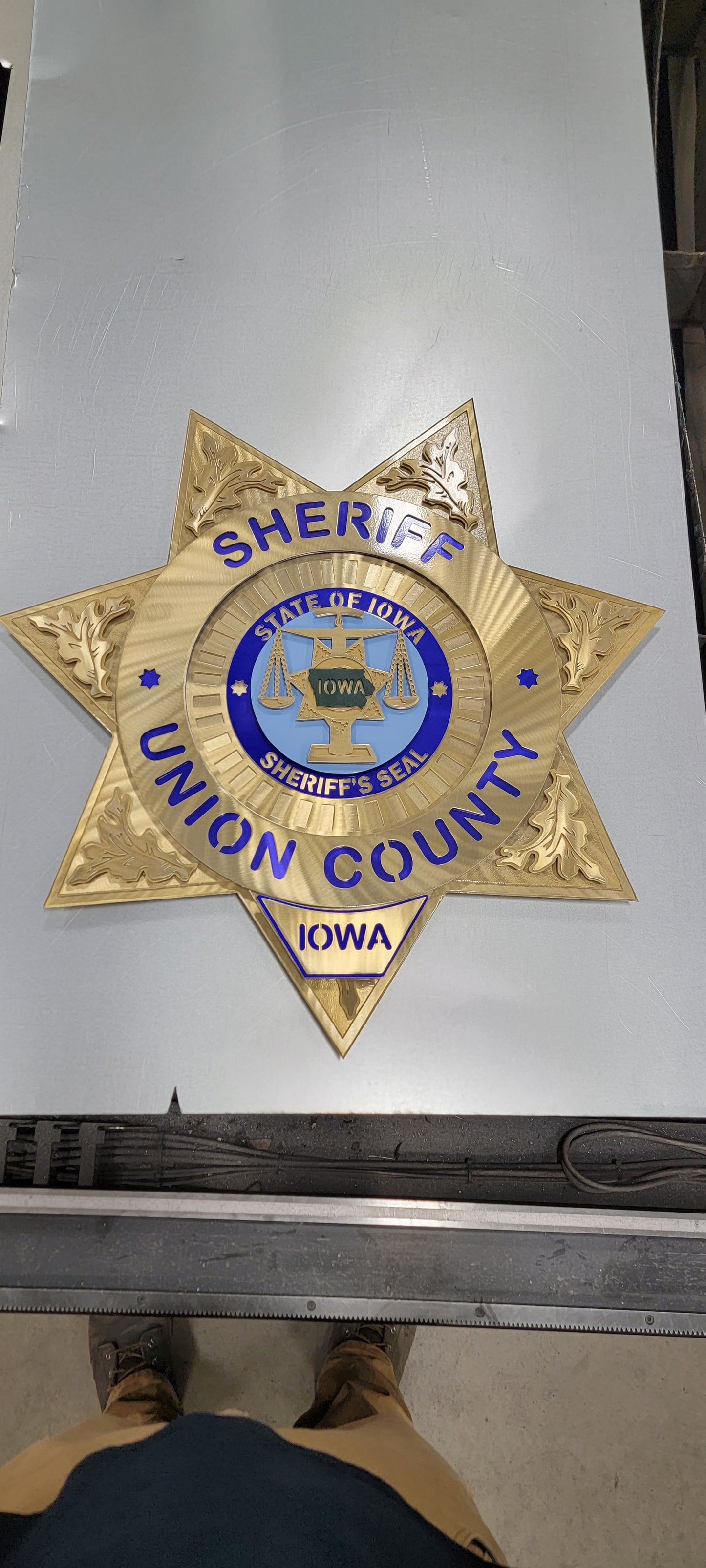 Union County Iowa Sheriff Star