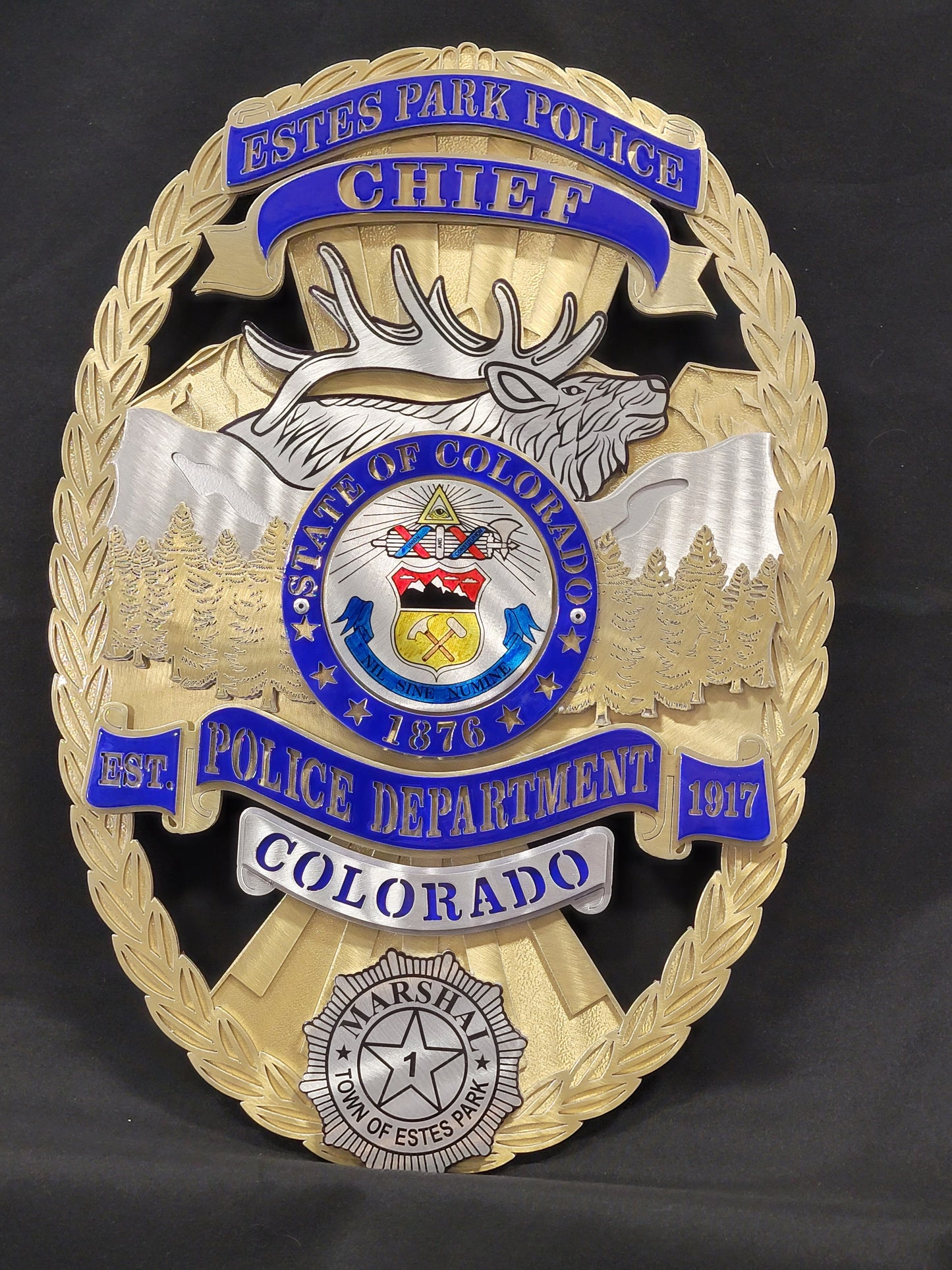 Estes Park Police Badge