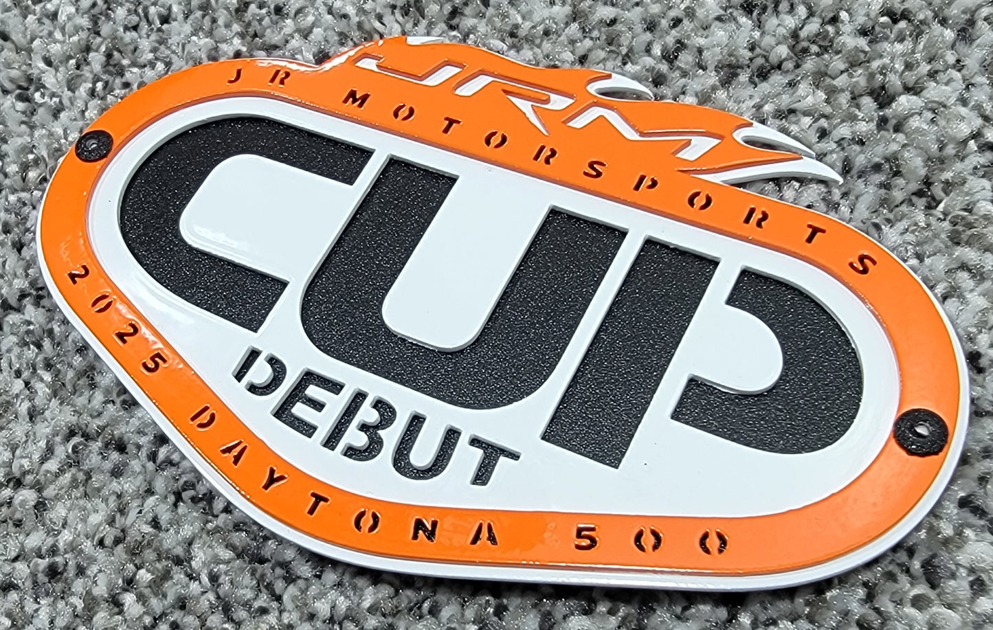 Jr Motorsports 2025 Cup Debut Logo - Magnet and Diecast Display