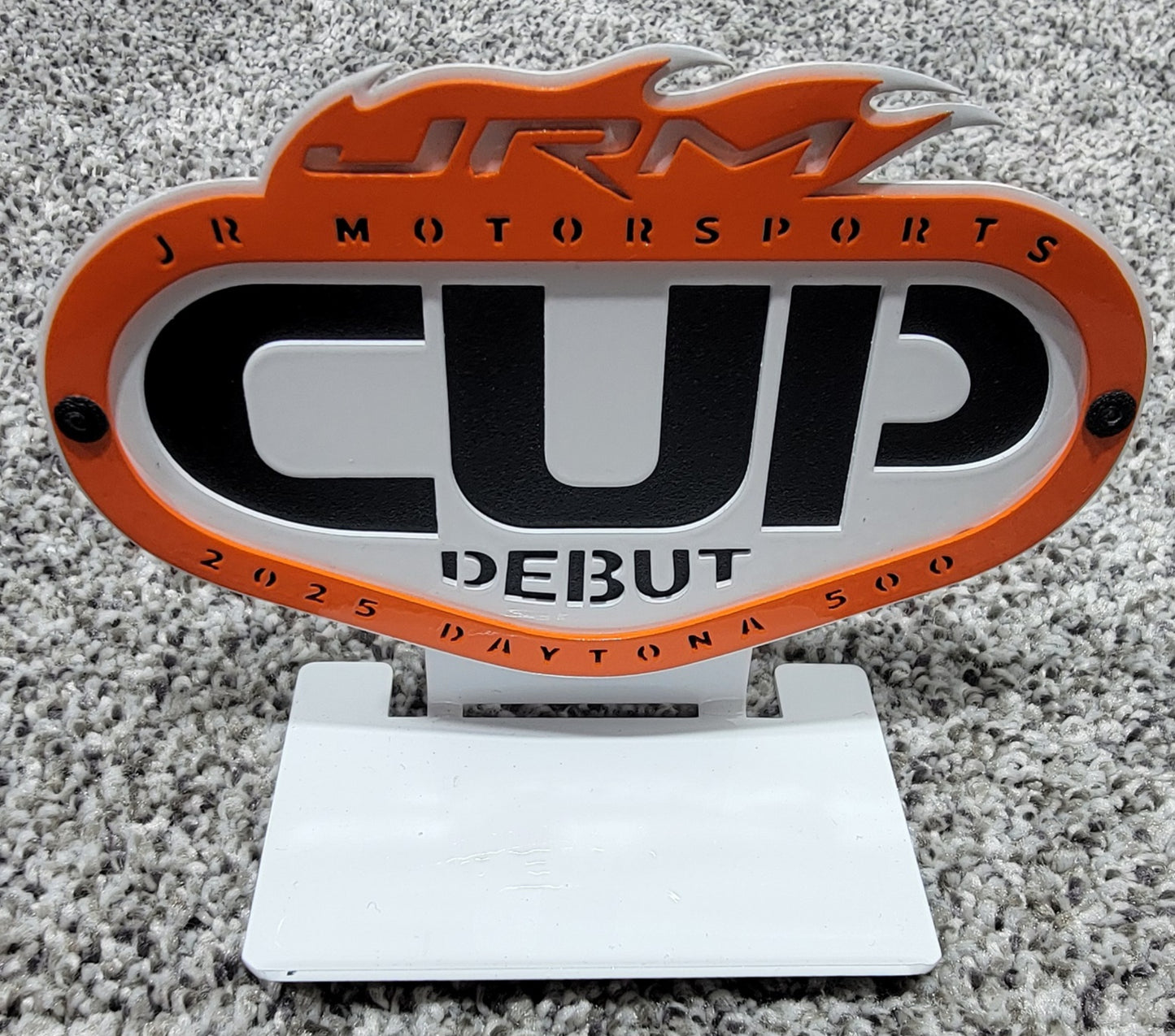 Jr Motorsports 2025 Cup Debut Logo - Magnet and Diecast Display