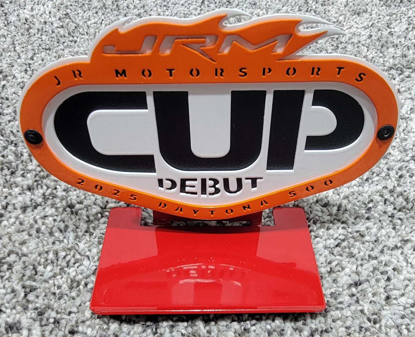 Jr Motorsports 2025 Cup Debut Logo - Magnet and Diecast Display