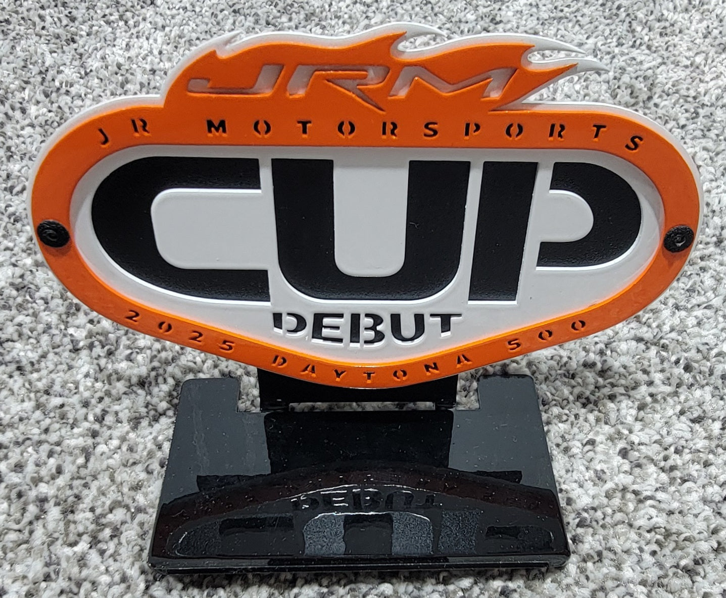 Jr Motorsports 2025 Cup Debut Logo - Magnet and Diecast Display