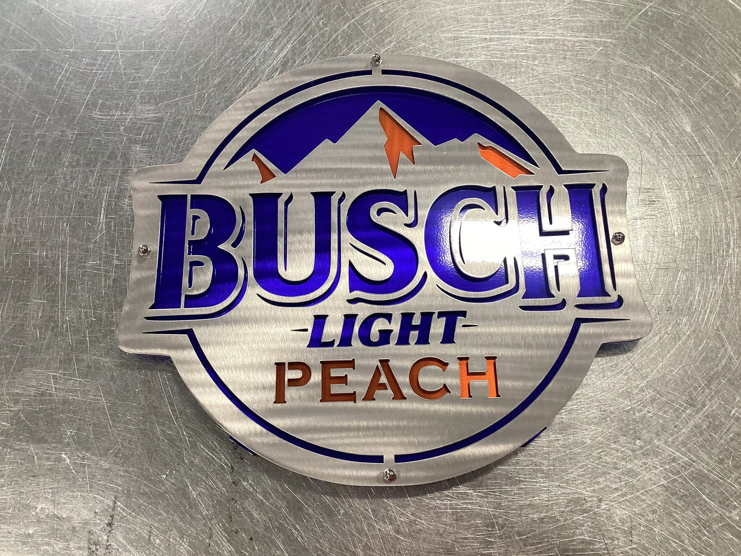 Busch Light (Reg, Apple, Farmers) Metal Art Sign