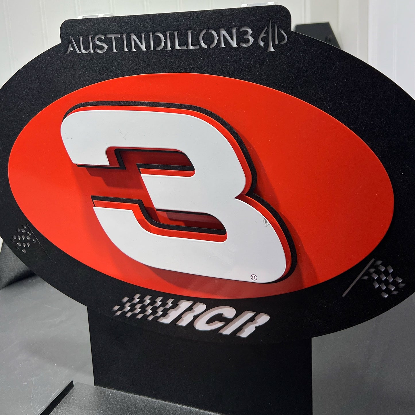 RCR Number 3 Diecast Display