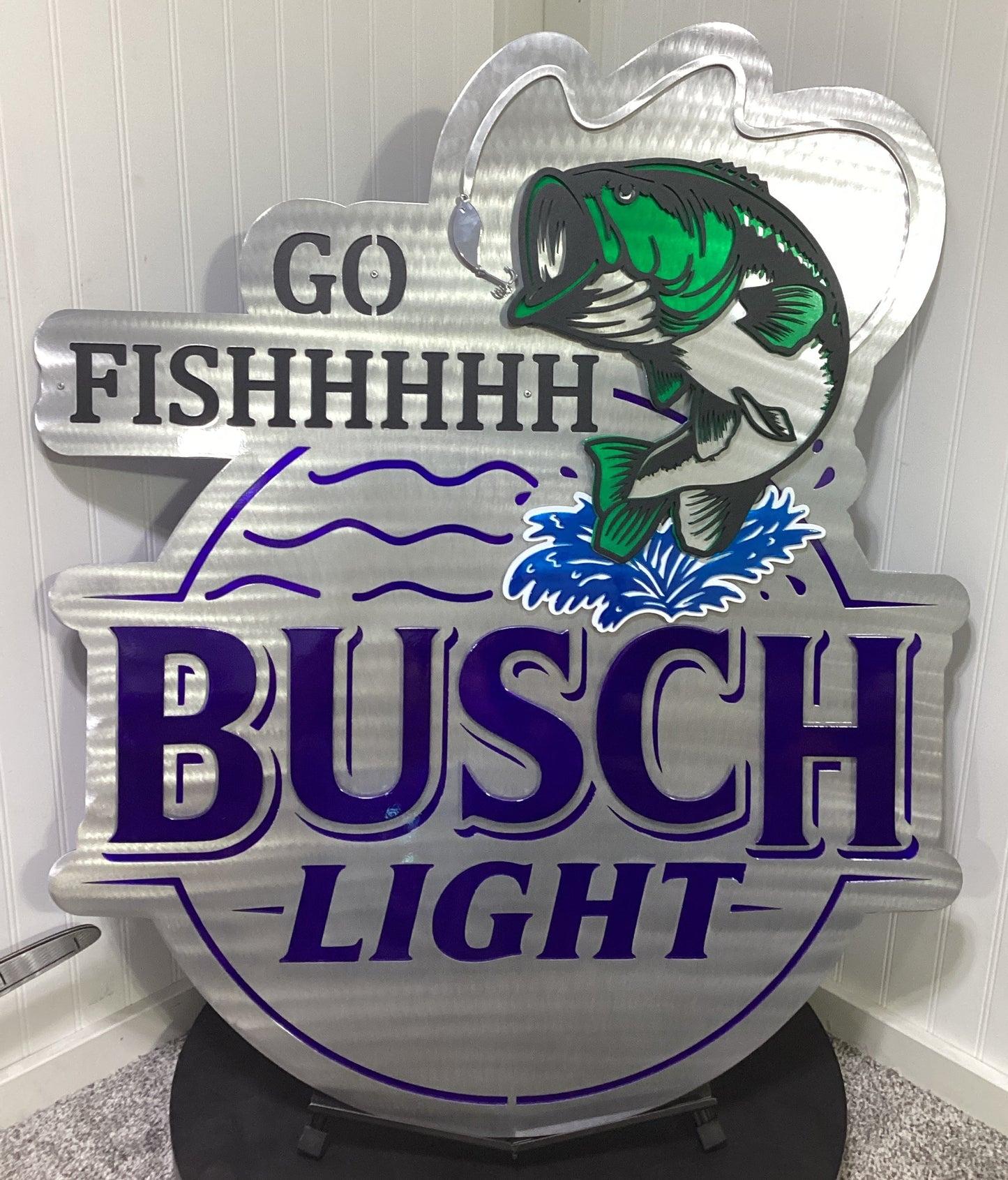 Anheuser Busch Busch Light Go Fishhhhh Logo