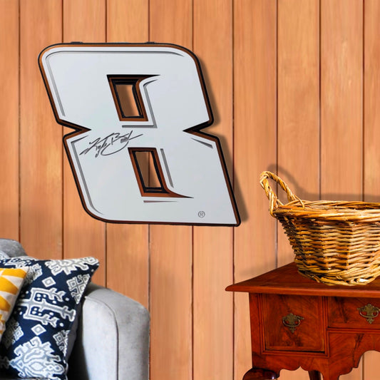 Premier Kyle Busch #8 Number Door Name Plate Cutout