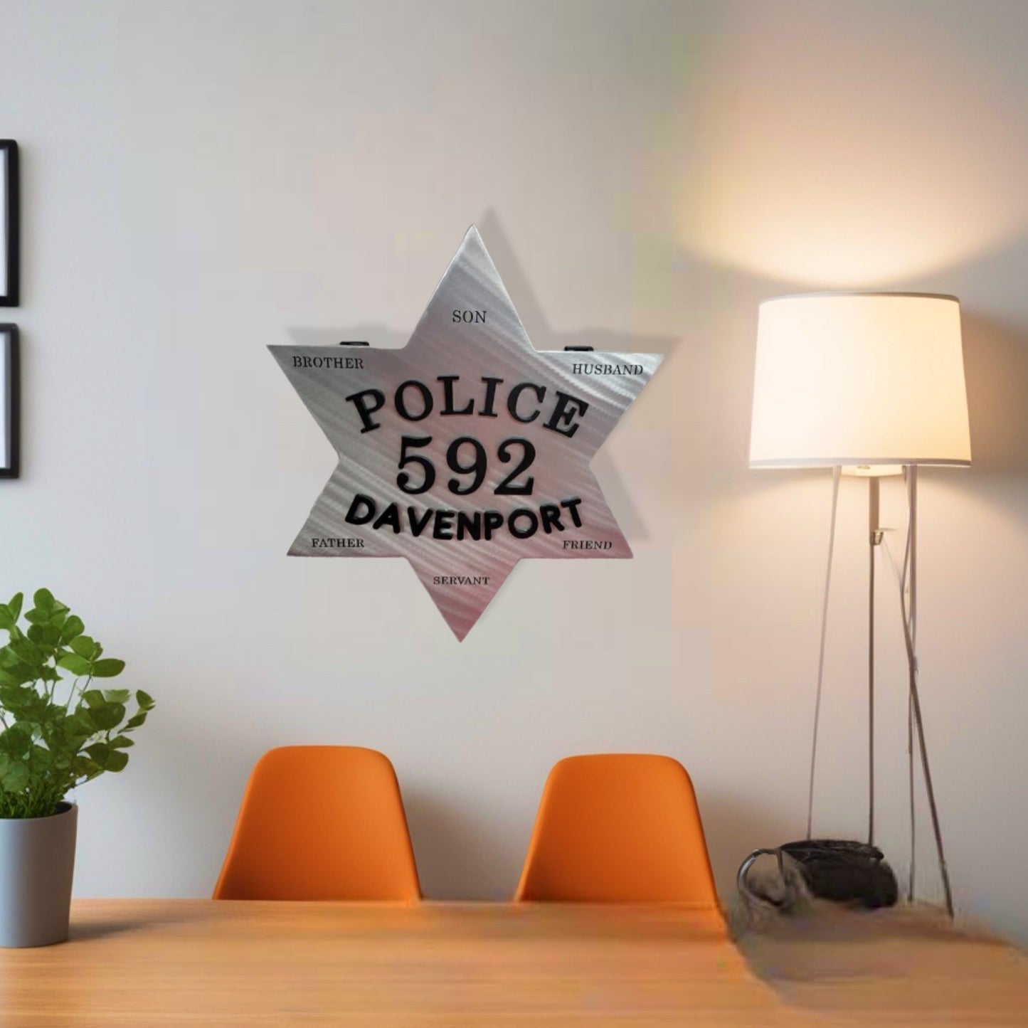 Davenport Vintage Police Star