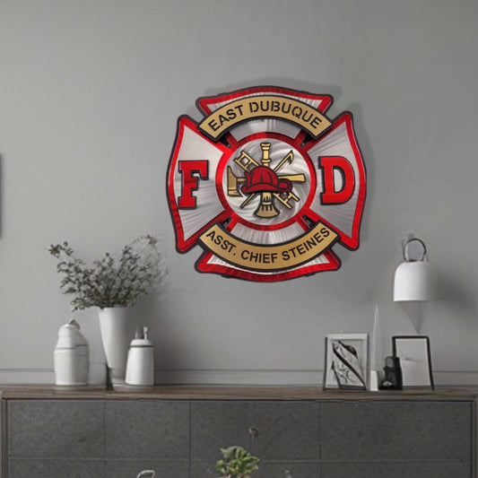 East Dubuque Fire Department Maltese Shield