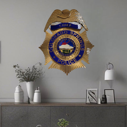 Colorado Police Chief Badge