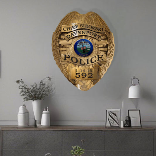 Davenport Police Badge