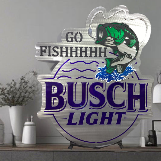 Anheuser Busch Busch Light Go Fishhhhh Logo