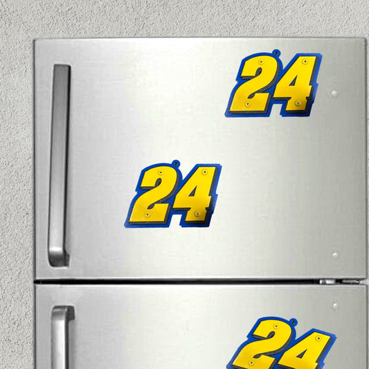 Jeff Gordon #24 Magnet/Ornament On Fridge 