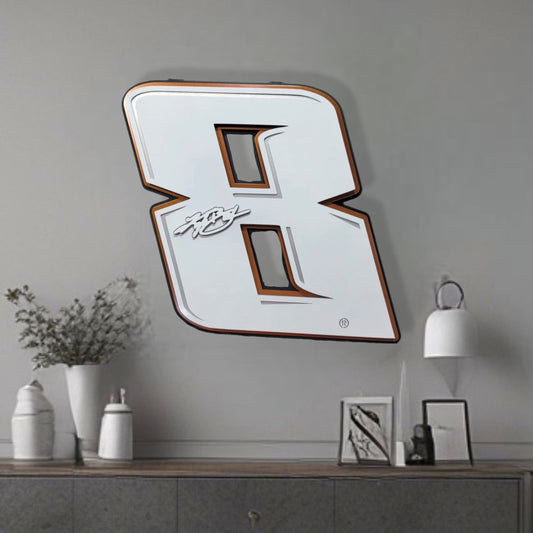 Metal Art Kyle Busch 3D Signature