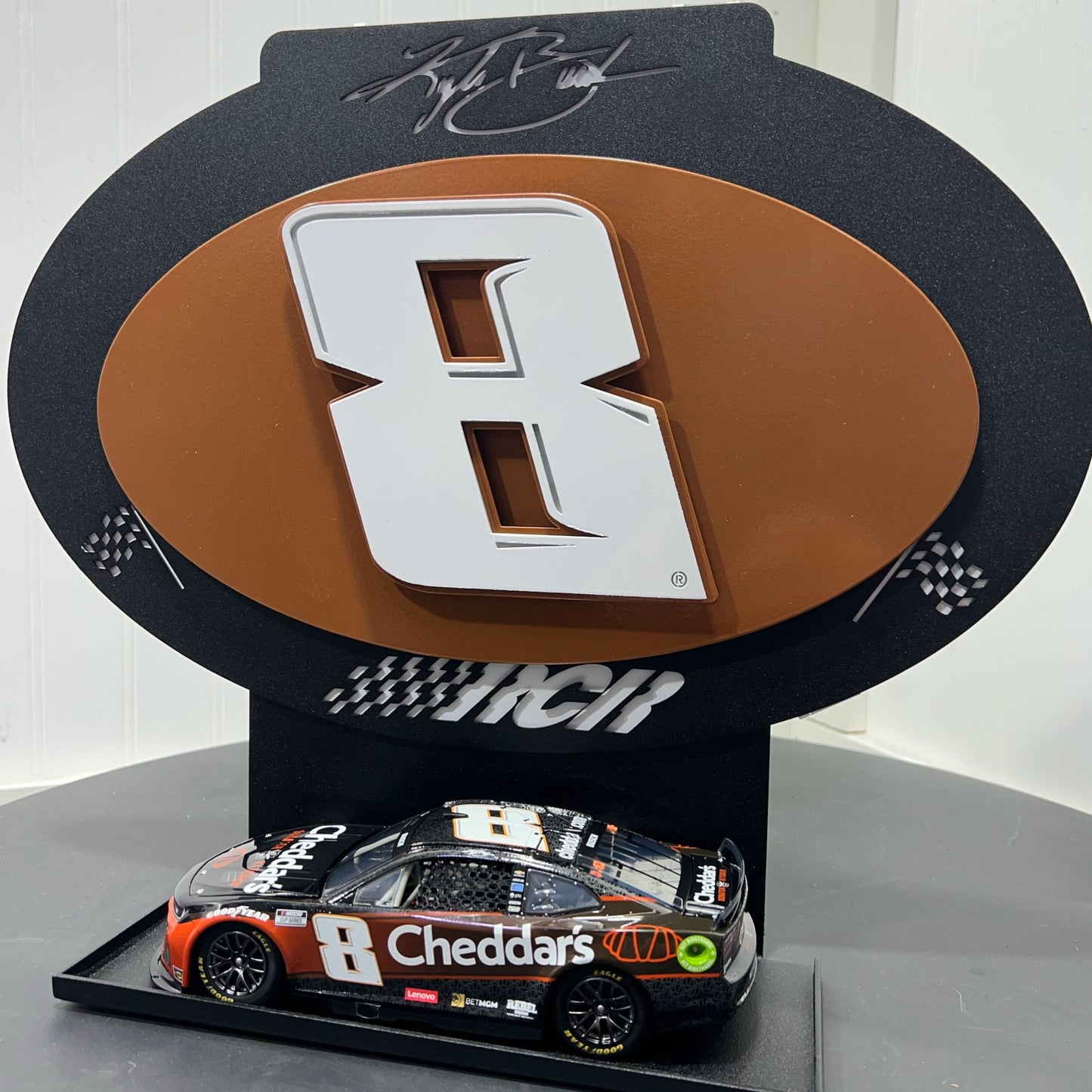 Number 8 RCR Diecast Display