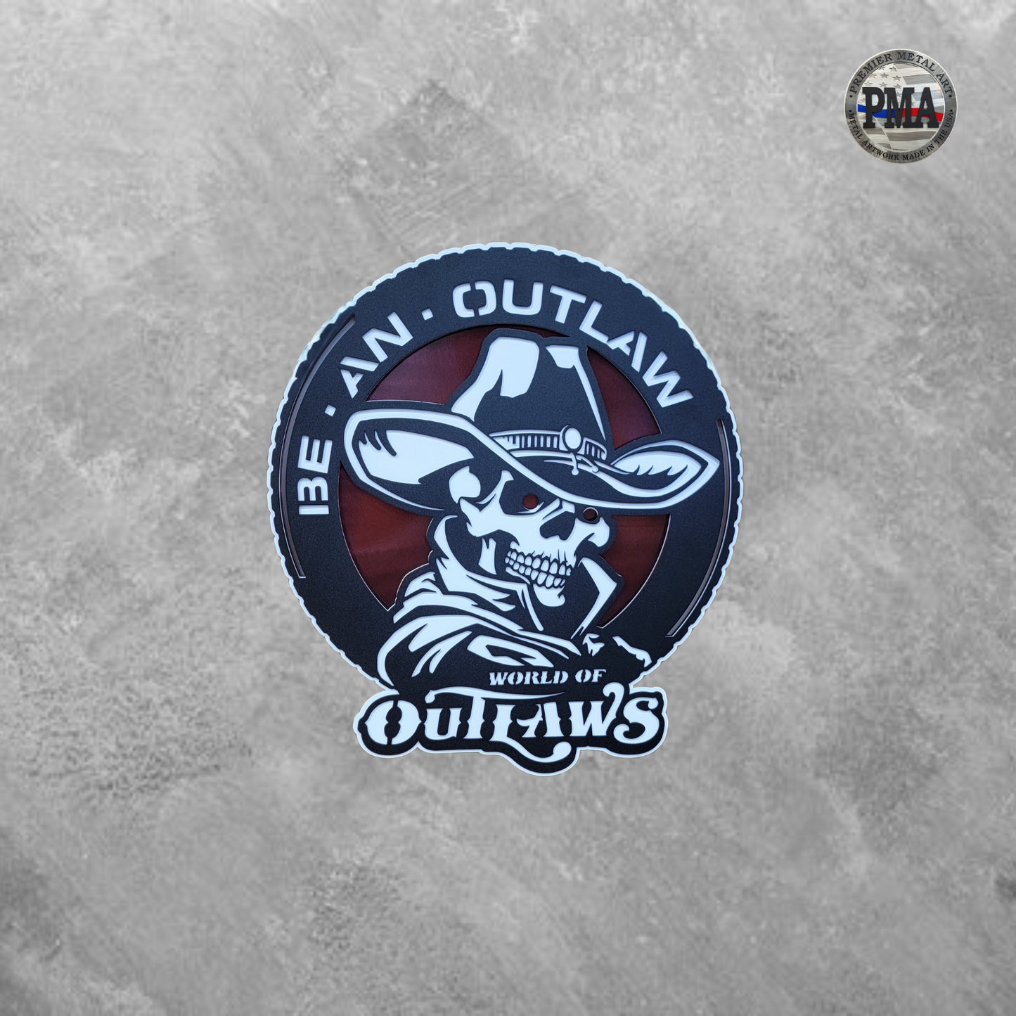 World Of Outlaws Be An Outlaw Logo