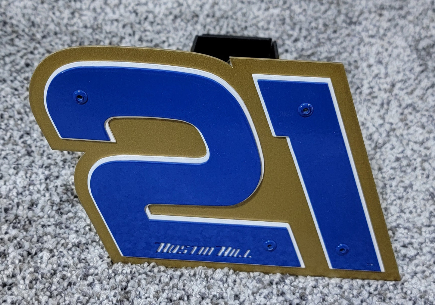 Austin Hill #21 Trailer Hitch Cover