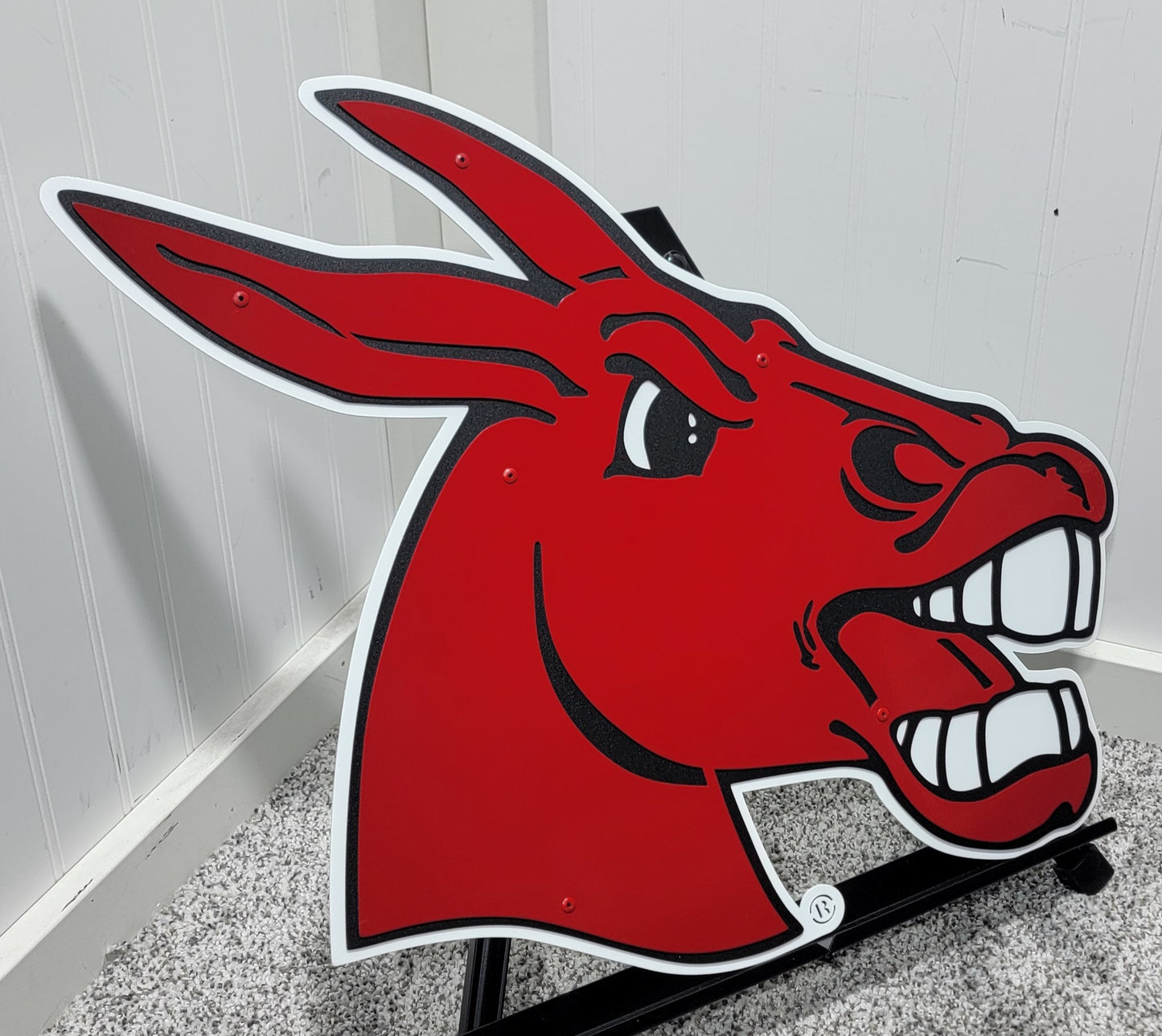 Central Missouri Mules Head Logo Dorm Room Size