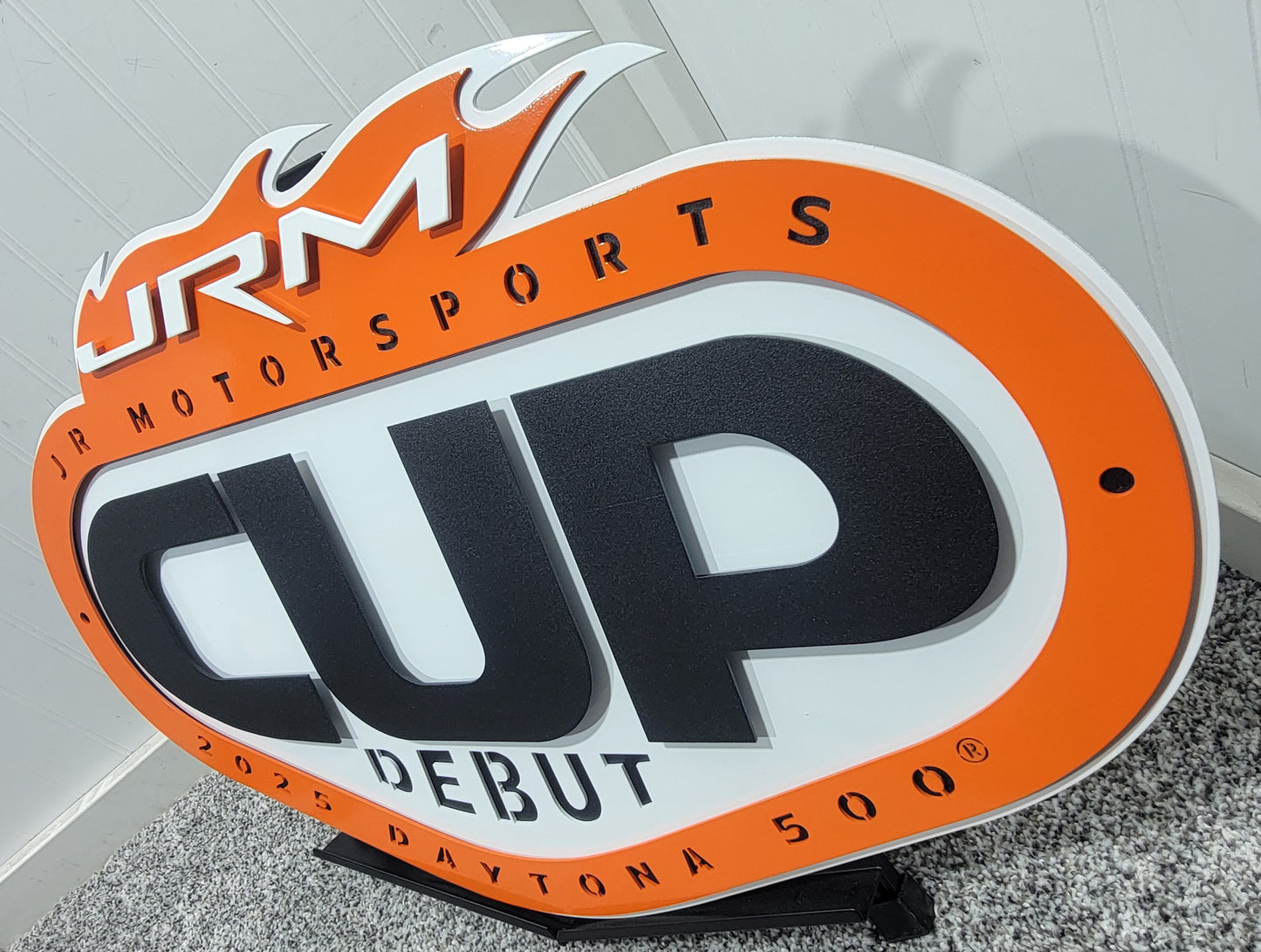 Premier JR Motorsports 2025 Cup Debut Logo