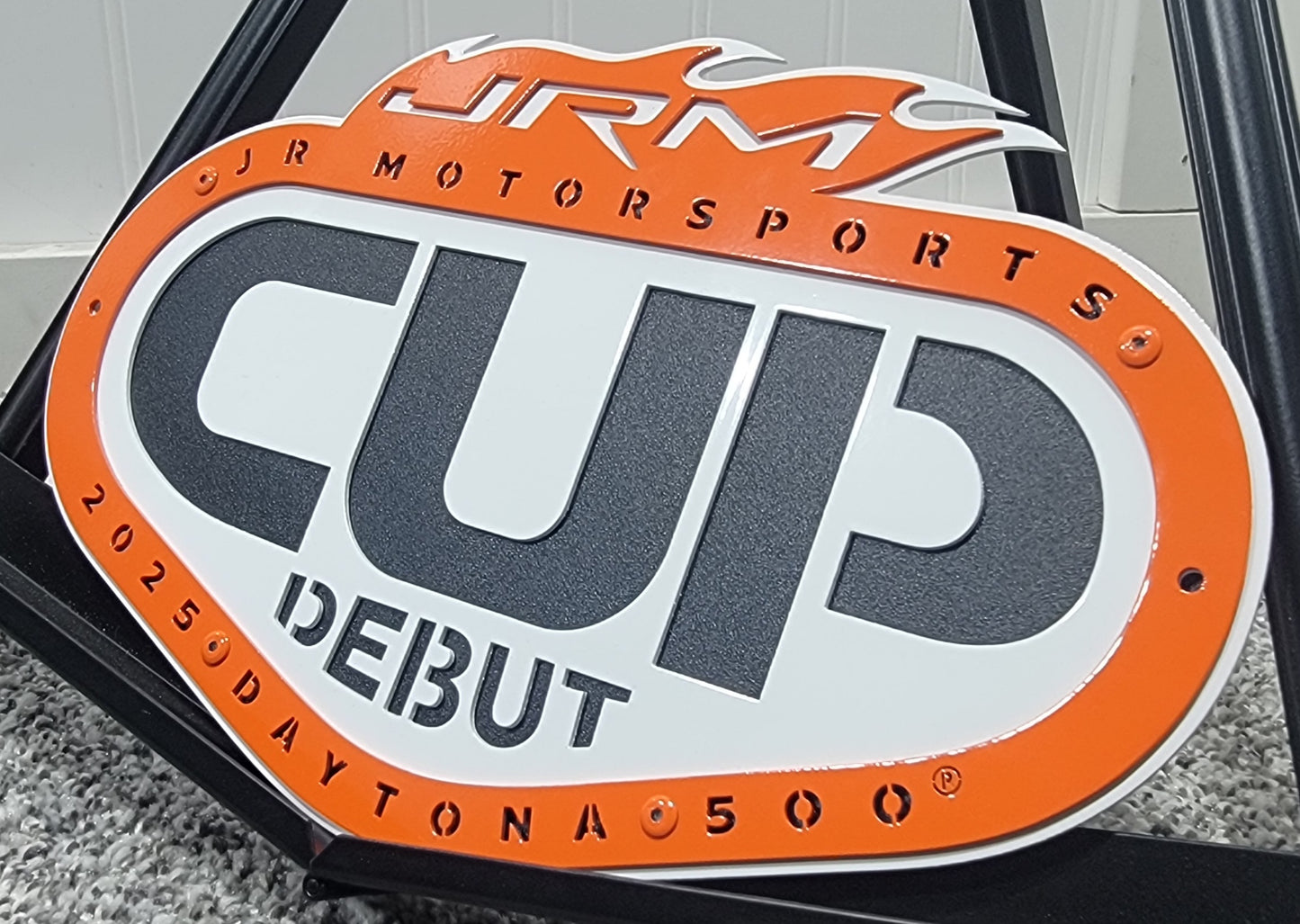 Jr Motorsports 2025 Cup Debut Logo 1/24 Diecast Display