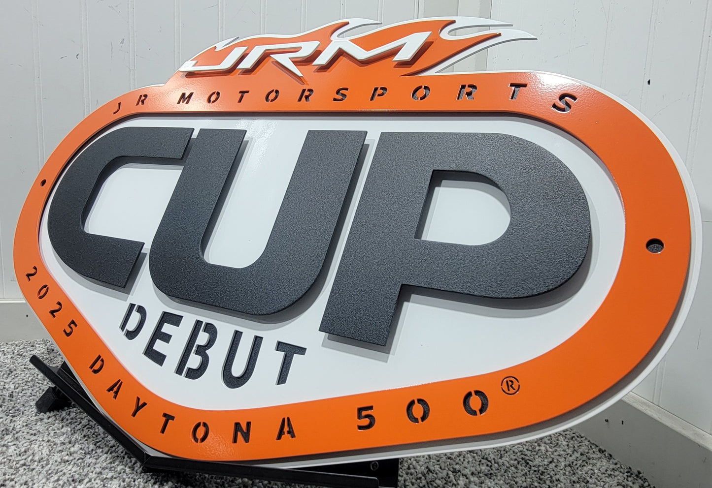 Premier JR Motorsports 2025 Cup Debut Logo