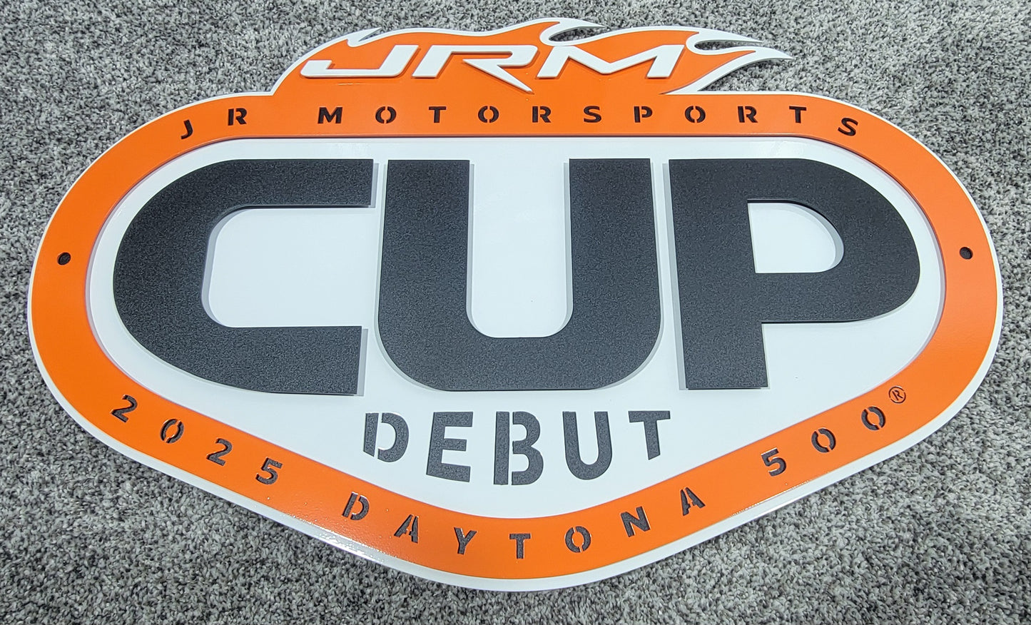 Premier JR Motorsports 2025 Cup Debut Logo