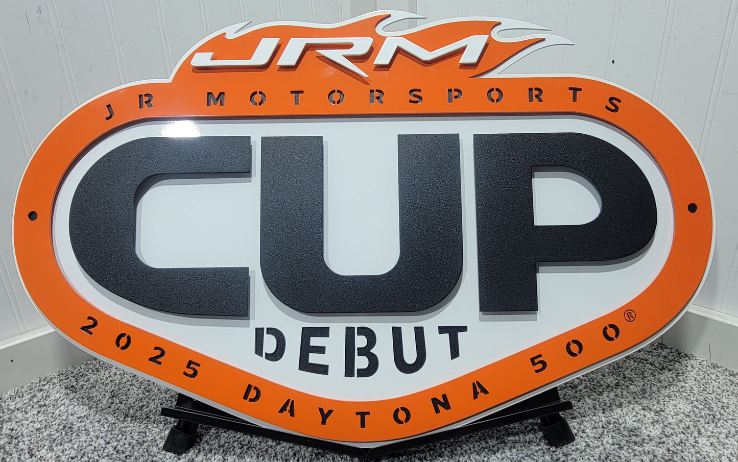 Premier JR Motorsports 2025 Cup Debut Logo