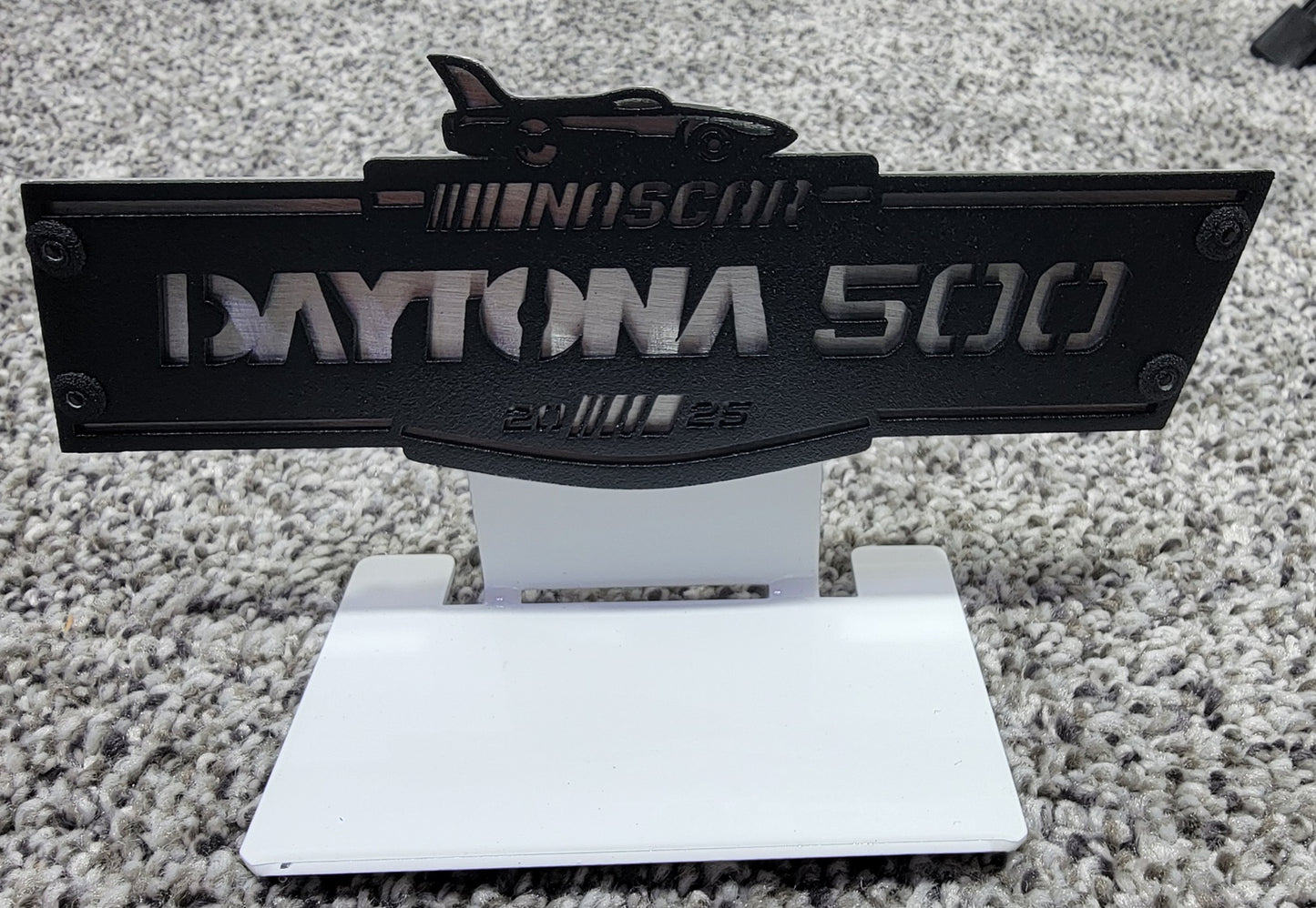 Nascar Daytona 500 Collectible - Magnet and Diecast Display