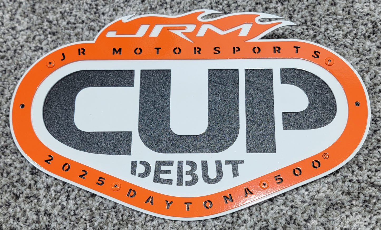 Jr Motorsports 2025 Cup Debut Logo 1/24 Diecast Display