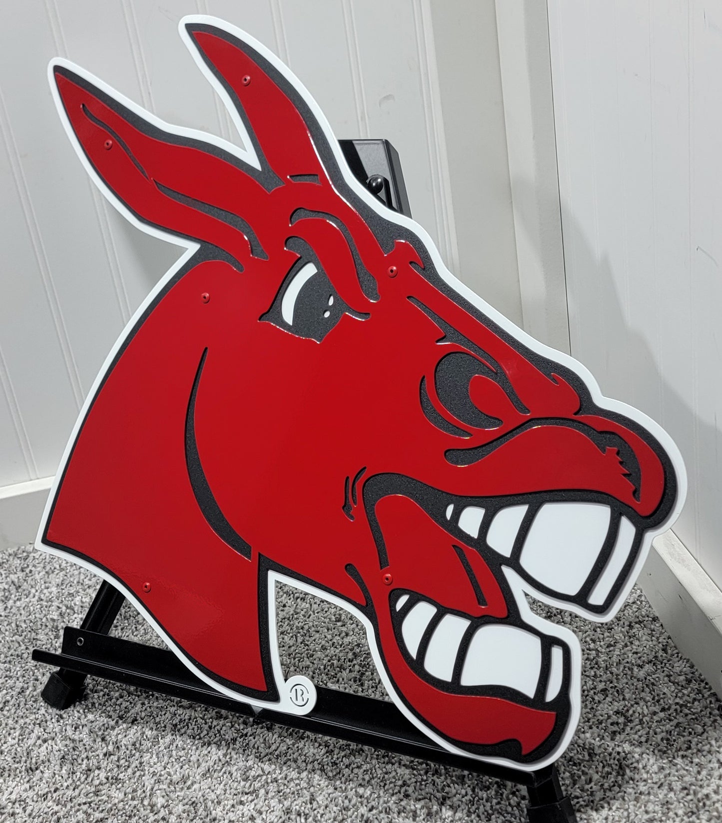 Central Missouri Mules Head Logo Dorm Room Size