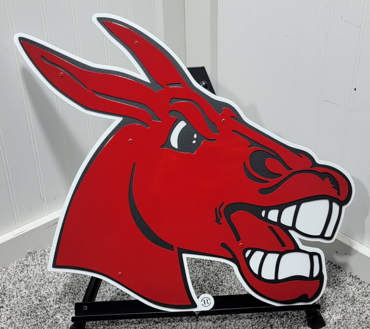 Central Missouri Mules Head Logo Dorm Room Size