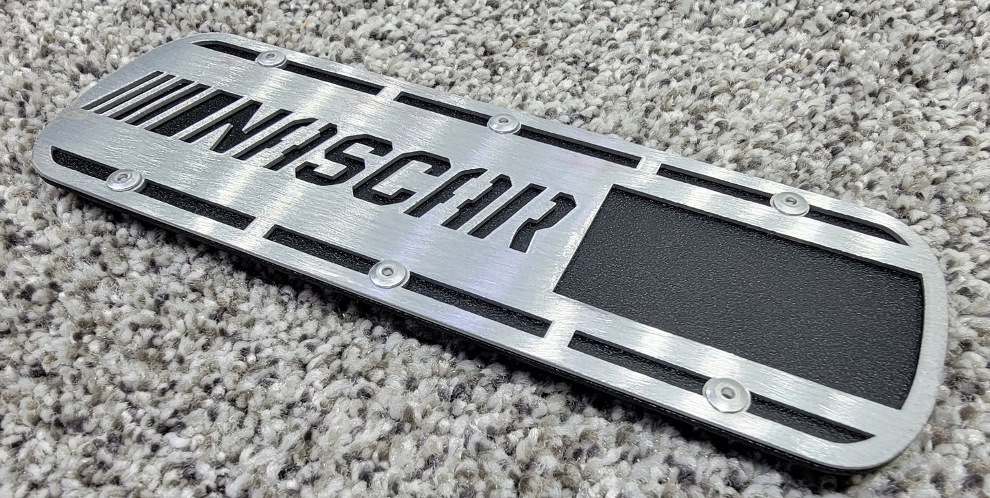 Nascar Signable Valve Cover Memorabilia - Magnet and Diecast Display